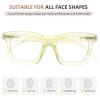 imageEyekepper Reading Glasses Women Stylish Eyeglasses Readers  Red 150Yellow