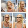 imageEyekepper Reading Glasses Women Stylish Eyeglasses Readers  Red 150Yellow