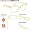 imageEyekepper Reading Glasses Women Stylish Eyeglasses Readers  Red 150Yellow