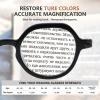 imageEyekepper Retro Design Glasses for Women Reading  Vintage Reading Eyeglasses Small Lens Readers Men  Transparent Tortoise200Black