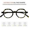 imageEyekepper Retro Design Glasses for Women Reading  Vintage Reading Eyeglasses Small Lens Readers Men  Transparent Tortoise200Yellow Tortoise