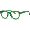 imageEyekepper Cat Eye Reading Glasses for Women Oversize Ladies Readers  Black 275Green