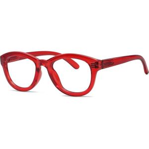 imageEyekepper Cat Eye Reading Glasses for Women Oversize Ladies Readers  Black 275Red