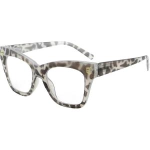 imageEyekepper Cateye Reading Glasses for Women Stylish Readers  Black 075Grey Tortoise