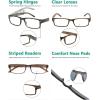 imageEyekepper 12 Pack Retro Reading Glasses WoodGrain Printed Men Readers Include 4 Reading Sunglasses 05012 Pack Mix R026