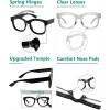imageEyekepper 12 Pack Retro Reading Glasses WoodGrain Printed Men Readers Include 4 Reading Sunglasses 05012 Pack Mix R2013