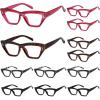 imageEyekepper 12 Pack Retro Reading Glasses WoodGrain Printed Men Readers Include 4 Reading Sunglasses 05012 Pack Mix R2017