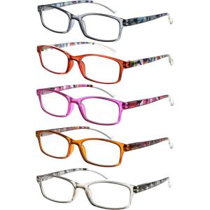 imageEyekepper 12 Pack Retro Reading Glasses WoodGrain Printed Men Readers Include 4 Reading Sunglasses 0505pcsmix