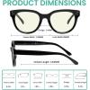 imageEyekepper 5pack Oversized Reading Glasses Blue Light Blocking Large Readers 1512 Pack Mix  Uvr9110