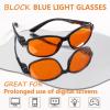 imageEyekepper Blue Light Glasses Men Blue Light Blocking Glasses for Computer GamingSleep Better and Reduce EyestrainBlack  Blue Light Blocking Glasses