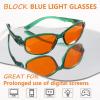 imageEyekepper Blue Light Glasses Men Blue Light Blocking Glasses for Computer GamingSleep Better and Reduce EyestrainGreen  Blue Light Blocking Glasses