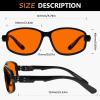 imageEyekepper Blue Light Glasses Men Blue Light Blocking Glasses for Computer GamingSleep Better and Reduce EyestrainTransparent  Blue Light Blocking Glasses