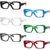 imageEyekepper 4Pack Reading Glasses Blue Light Blocking Stylish Computer Glasses Readers Women 006 Pack Mix Color