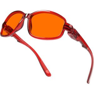 imageEyekepper Blue Light Glasses Men Blue Light Blocking Glasses for Computer GamingSleep Better and Reduce EyestrainRed  Blue Light Blocking Glasses