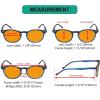 imageEyekepper 5 Pack Orange Tinted Reading Glasses Blue Light Blocking Readers Computer Eyeglasses 10010 Pack Mix  Ds071f