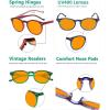 imageEyekepper 5 Pack Orange Tinted Reading Glasses Blue Light Blocking Readers Computer Eyeglasses 10010 Pack Mix  Ds071f