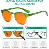imageEyekepper 5 Pack Orange Tinted Reading Glasses Blue Light Blocking Readers Computer Eyeglasses 10010 Pack Mix  Ds144