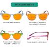 imageEyekepper 5 Pack Orange Tinted Reading Glasses Blue Light Blocking Readers Computer Eyeglasses 10010 Pack Mix  Ds144