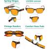 imageEyekepper 5 Pack Orange Tinted Reading Glasses Blue Light Blocking Readers Computer Eyeglasses 10010 Pack Mix  Dsrt1802