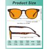 imageEyekepper 5 Pack Orange Tinted Reading Glasses Blue Light Blocking Readers Computer Eyeglasses 100A5 Pack Mix