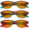 imageEyekepper 5 Pack Orange Tinted Reading Glasses Blue Light Blocking Readers Computer Eyeglasses 100B5 Pack Mix