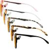 imageEyekepper 5pack Blue Light Filter Glasses Women  Fashion Computer Reading Glasses Yellow Tinted 100Blue Light Blockingb985 Pairs