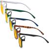 imageEyekepper 5pack Large Frame Reading Glasses  Stylish Reader Eyeglasses for Men Women ReadingBlue Light Blockingb905 Pairs