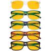 imageEyekepper 5pack Large Frame Reading Glasses  Stylish Reader Eyeglasses for Men Women ReadingBlue Light Blockingb905 Pairs