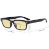 imageEyekepper 5pack Large Frame Reading Glasses  Stylish Reader Eyeglasses for Men Women ReadingBlue Light Blockingyellow Tinted02