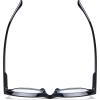 imageEyekepper Large Cateye Design Reading Glasses Oversized Readers for Women Reading  Transparent Frame 150Black