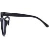 imageEyekepper Large Cateye Design Reading Glasses Oversized Readers for Women Reading  Transparent Frame 150Black