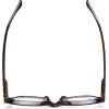 imageEyekepper Large Cateye Design Reading Glasses Oversized Readers for Women Reading  Transparent Frame 150Tortoise