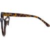 imageEyekepper Large Cateye Design Reading Glasses Oversized Readers for Women Reading  Transparent Frame 150Tortoise