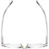 imageEyekepper Large Cateye Design Reading Glasses Oversized Readers for Women Reading  Transparent Frame 150Transparent