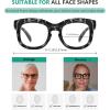 imageEyekepper Large Frame Glasses for Women Reading  Oversize Reading Eyeglasses Readers  Black 225BlackTortoise