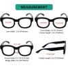 imageEyekepper Large Frame Glasses for Women Reading  Oversize Reading Eyeglasses Readers  Black 225Transparent