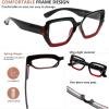 imageEyekepper Large Frame Reading Glasses for Women  Fashionable Readers  Brown 175Red