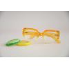 imageEyekepper Large Frame Reading Glasses for Women  Fashionable Readers  Brown 175Yellow