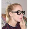 imageEyekepper Square Reading Glasses for Women Large Frame ReadersBlackr2101