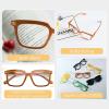 imageEyekepper Square Reading Glasses for Women Large Frame ReadersBrown