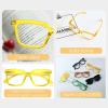 imageEyekepper Square Reading Glasses for Women Large Frame ReadersYellow
