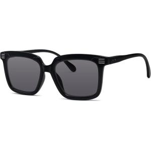imageEyekepper Square Reading Glasses for Women Large Frame ReadersGrey Lens