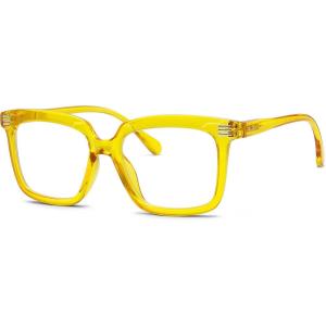 imageEyekepper Square Reading Glasses for Women Large Frame ReadersYellow
