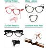 imageEyekepper Oversize Reading Glasses Women Stylish Readers  Red 250Grey Tortoise