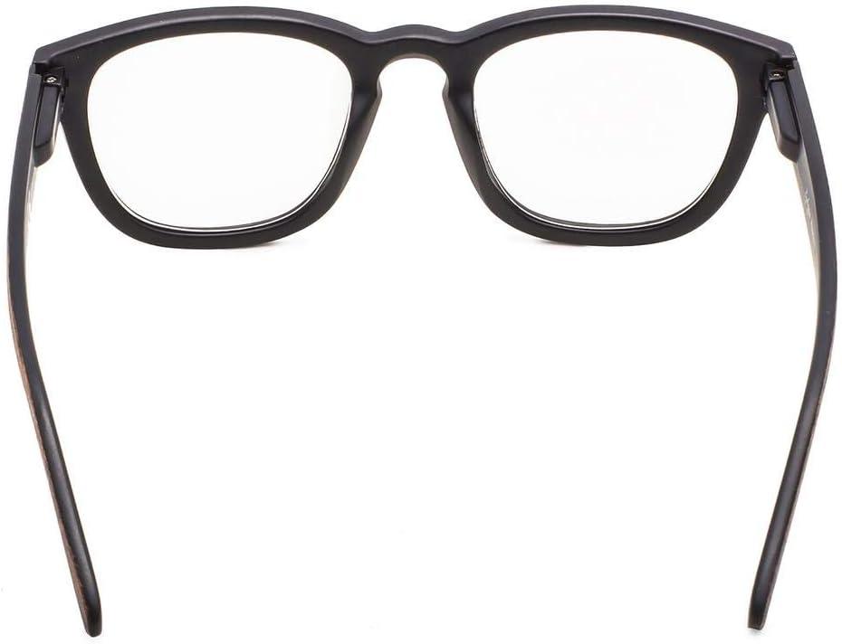 imageEyekepper Reading Glasses Professor Vintage Stylish Square Oversized Readers Men Women AntiBrown 05Antibrown
