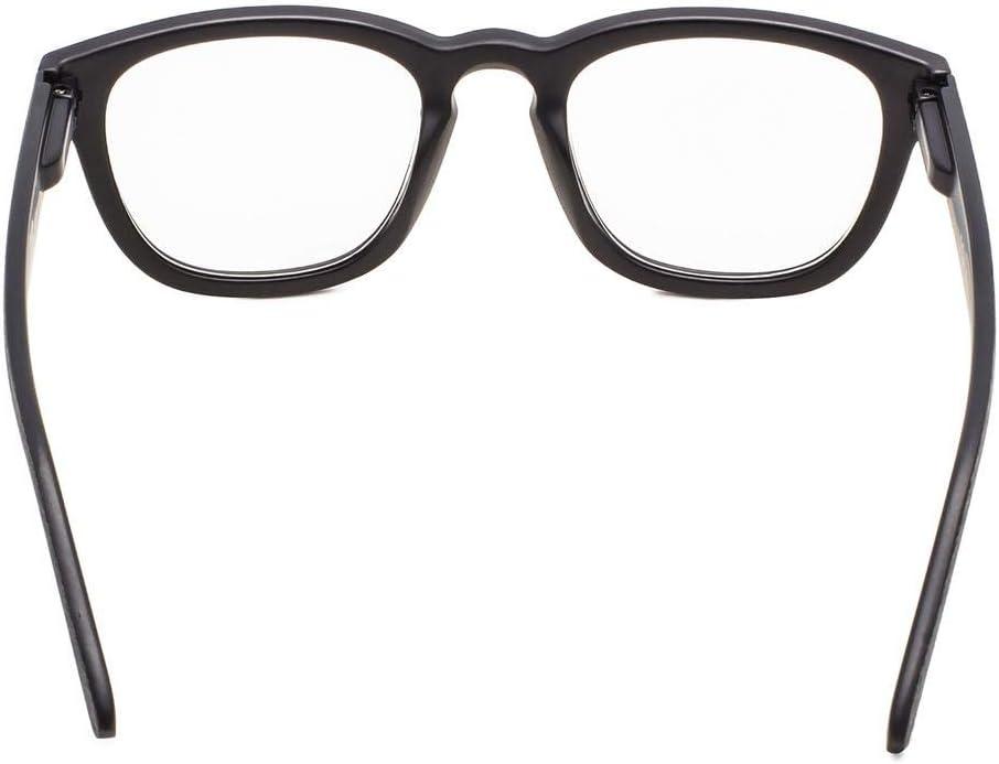 imageEyekepper Reading Glasses Professor Vintage Stylish Square Oversized Readers Men Women AntiBrown 05Antigrey