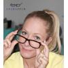 imageEyekepper Classic Vintage Style Reading Glasses BlackBlack RedClear Lens