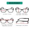 imageEyekepper Classic Vintage Style Reading Glasses BlackBlackClear Lens