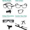 imageEyekepper Classic Vintage Style Reading Glasses BlackBlackClear Lens