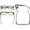 imageEyekepper Classic Vintage Style Reading Glasses BlackTortoiseGreenbb60 Lens